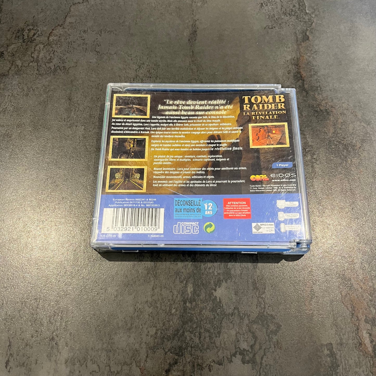 Tomb Raider La Révélation Finale Dreamcast