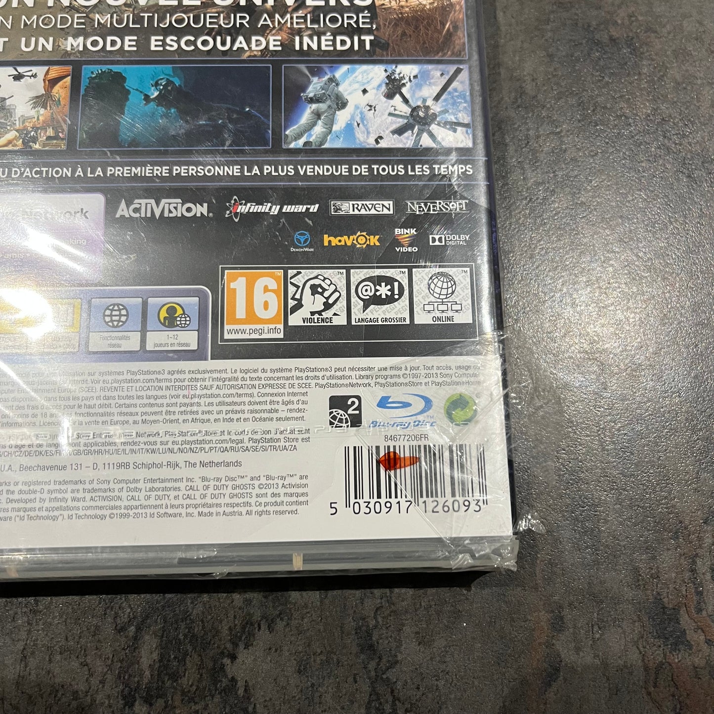 Call of Duty Ghosts PS3 neuf