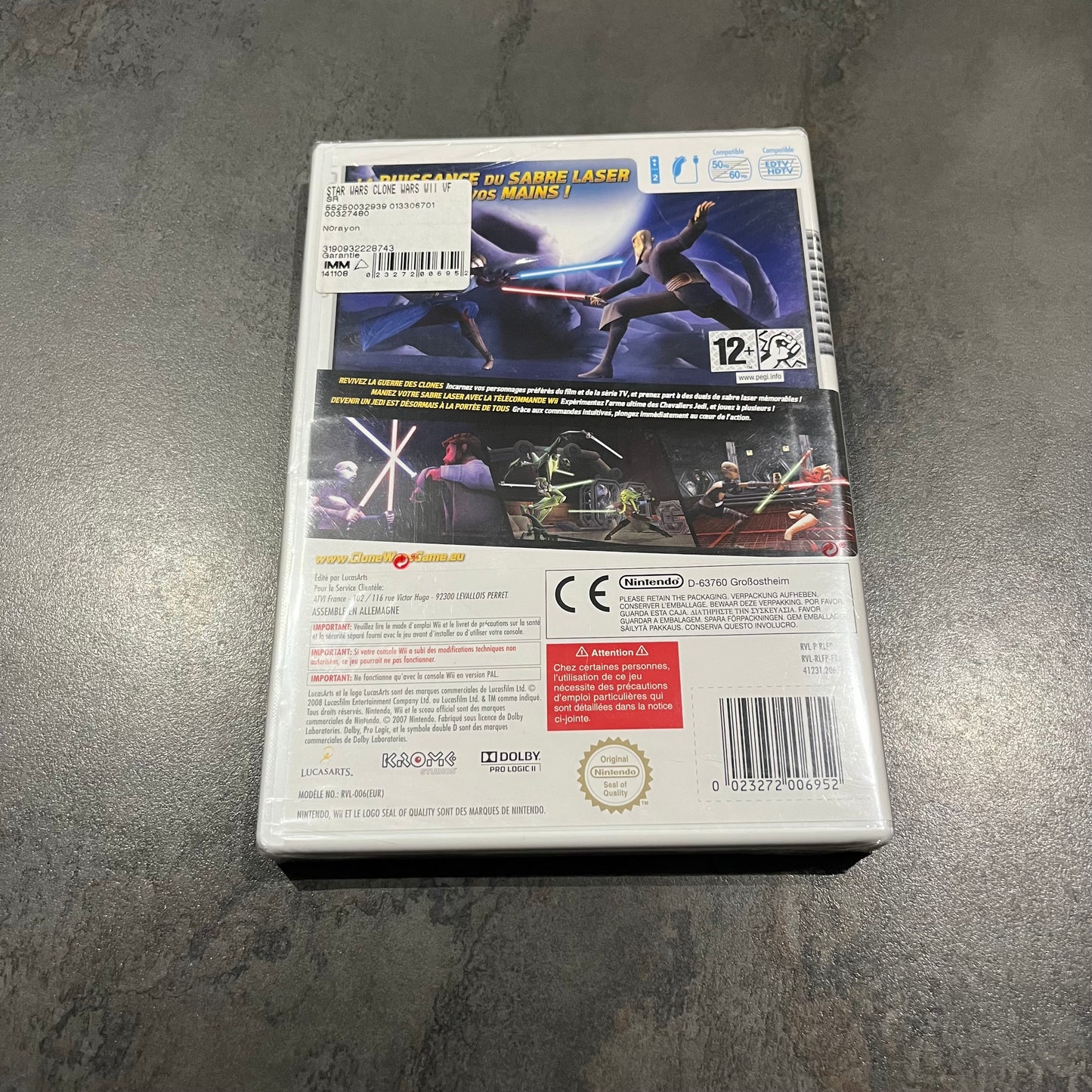 Star Wars The Clone Wars Wii neuf
