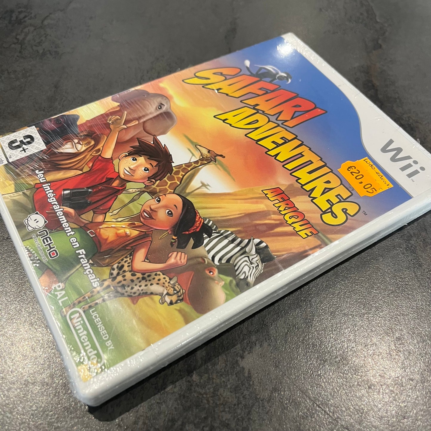 Safari Adventures wii neuf