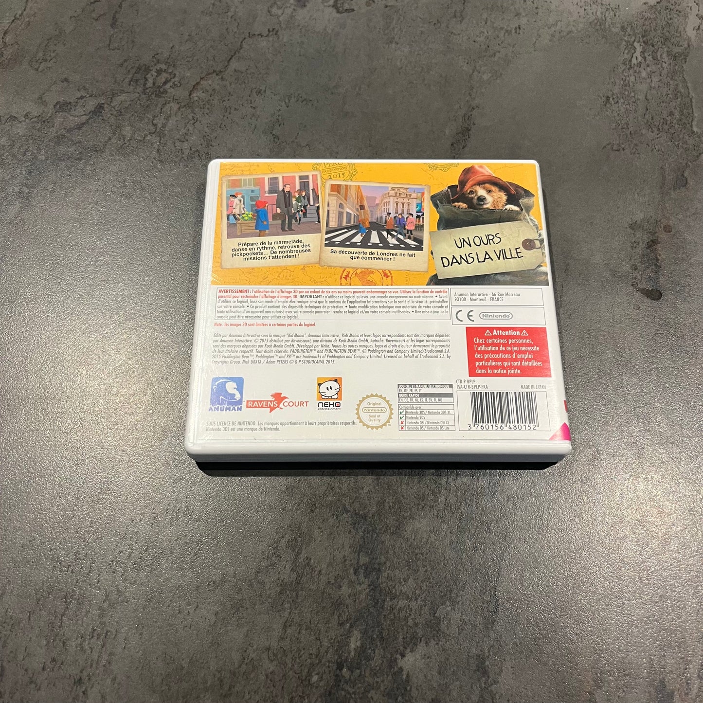 Paddington Escapade à Londres 3DS