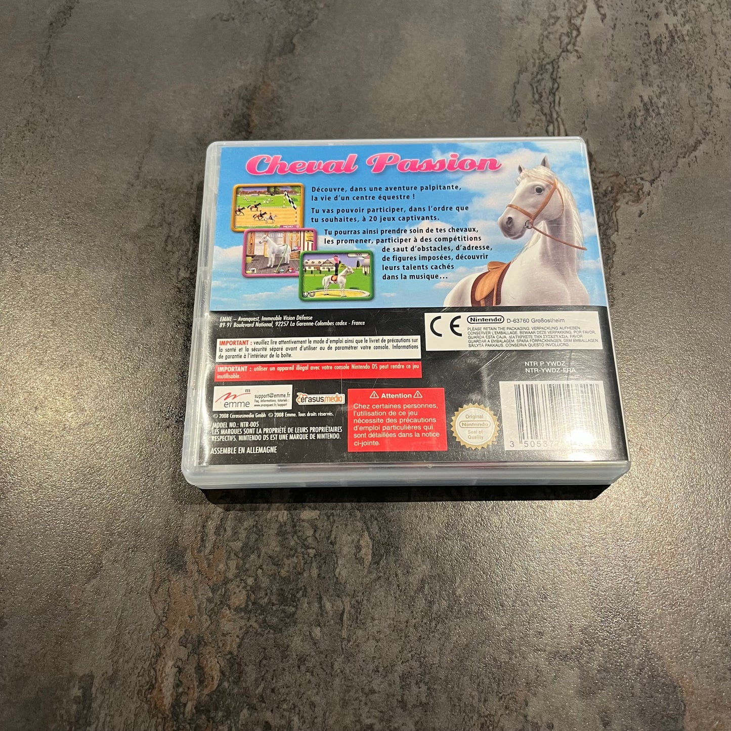 Cheval Passion Mon centre équestre Nintendo DS