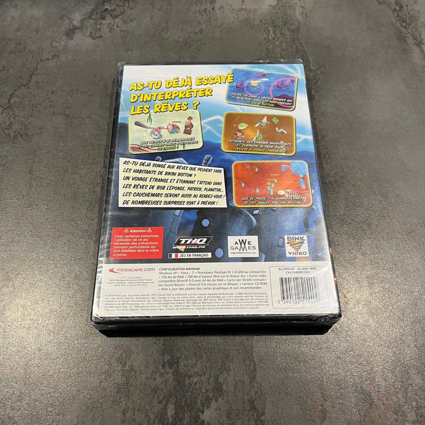 Bob L’Éponge La Créature du Crabe Croustillant PC neuf