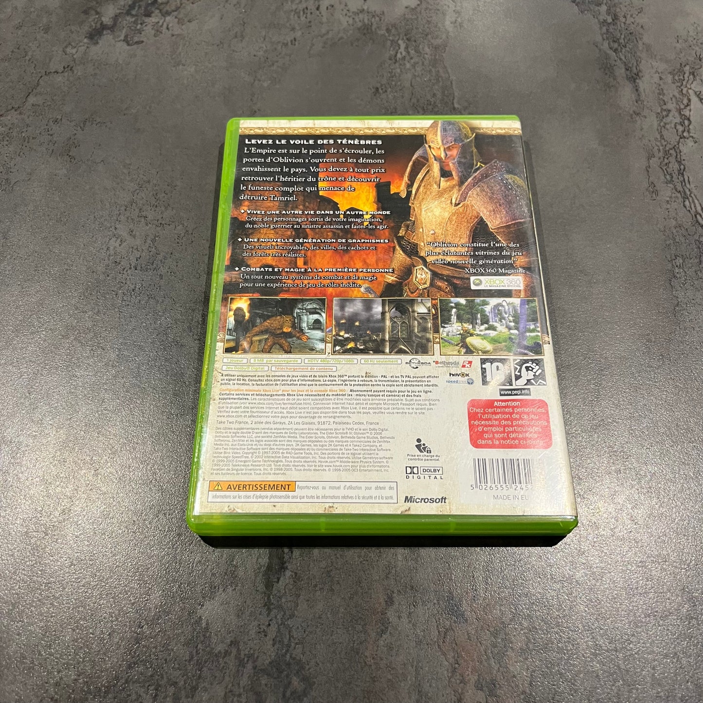 The Elder Scrolls IV Oblivion Xbox 360