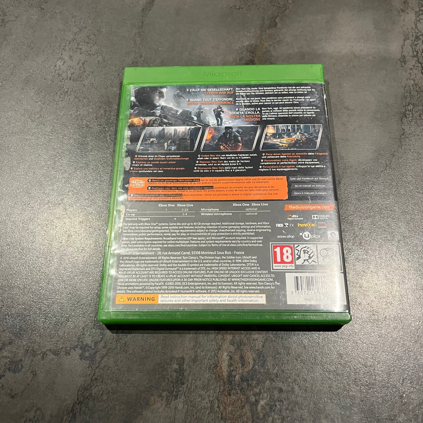 Tom Clancy’s The Division Xbox One