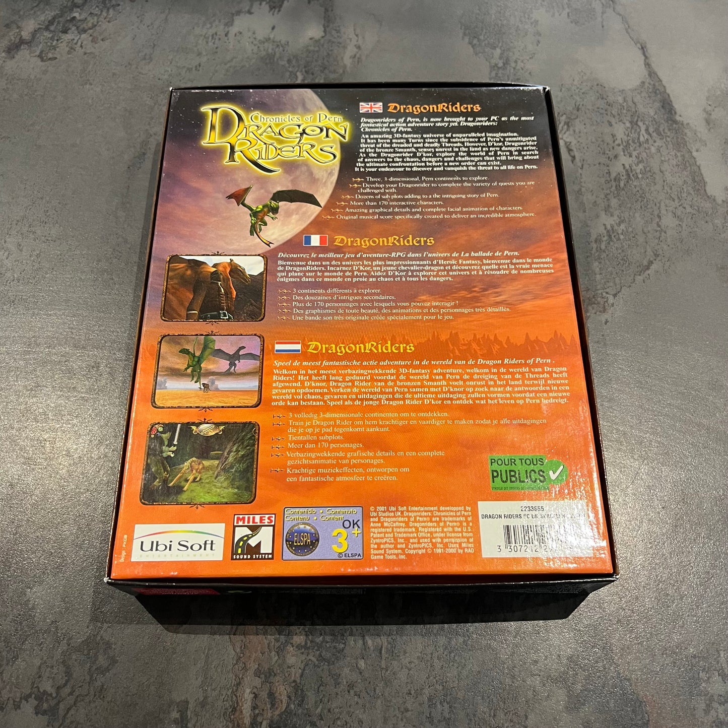 Chronicles of Pern Dragon Riders PC Big Box