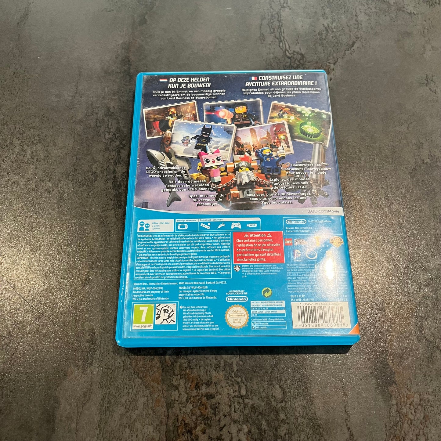LEGO The Movie Videogame wii u