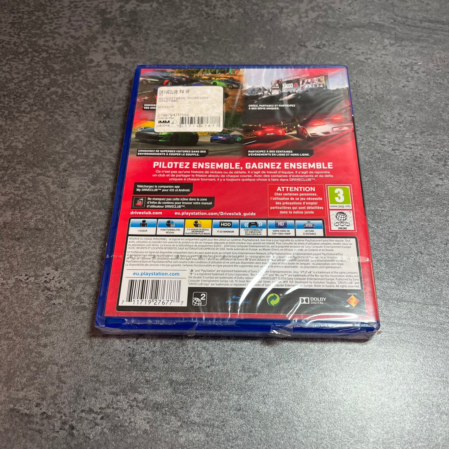 DriveClub PS4 neuf