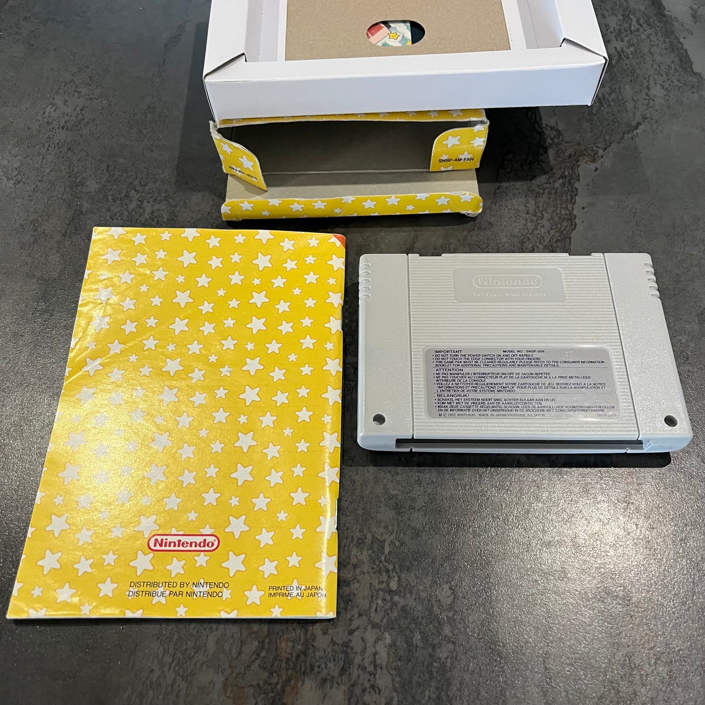 Super Mario All-Stars Super Nintendo en boîte