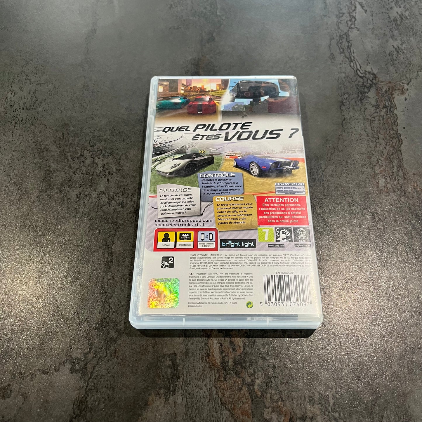 Need for Speed Shift PSP