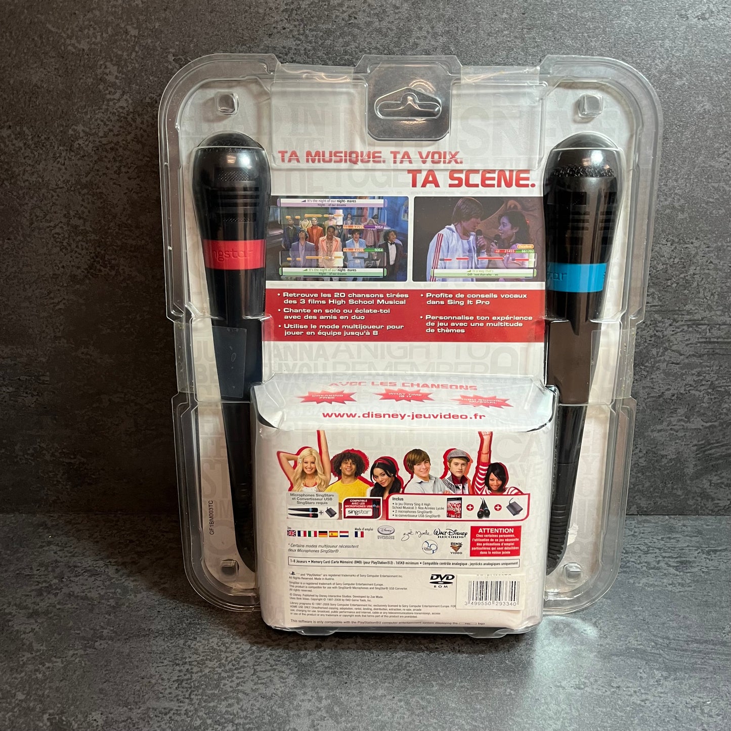 Pack Disney Sing It PS2 neuf