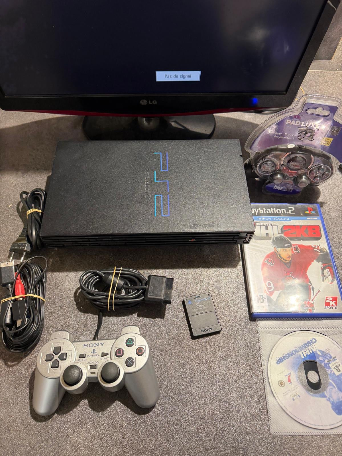 Console PlayStation 2 Fat + 2 manettes