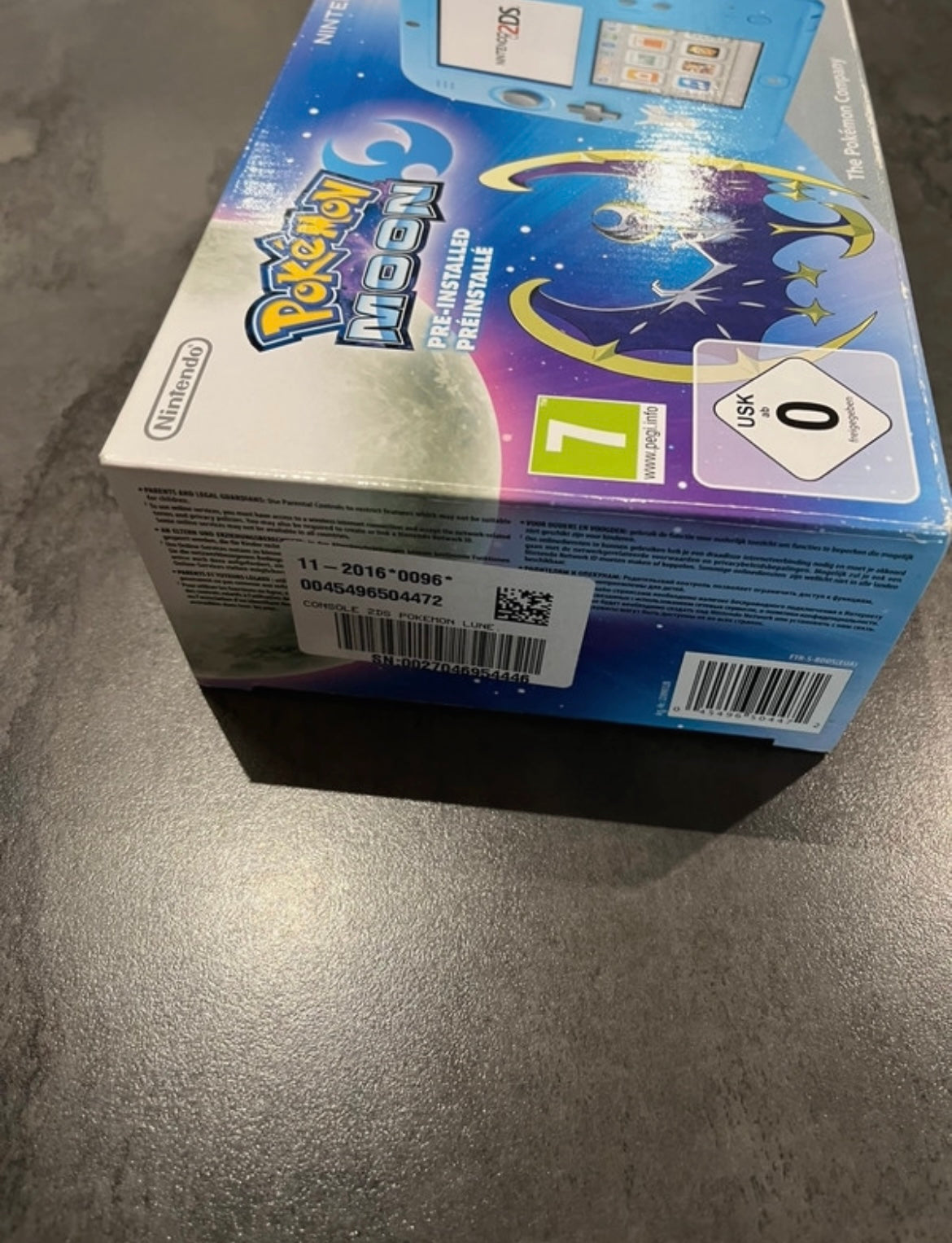 Nintendo 2DS Édition Pokémon Moon – Console bleue