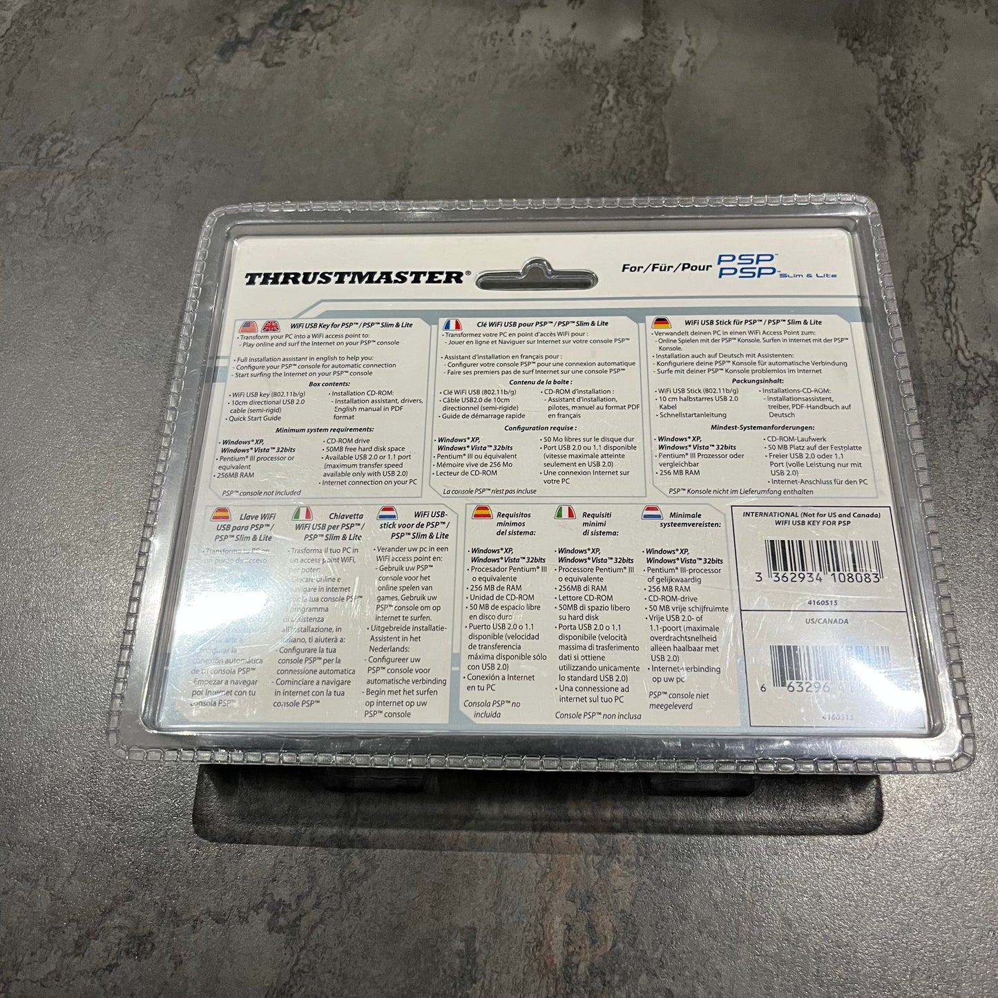 Clé USB Wifi PSP Thrustmaster neuve
