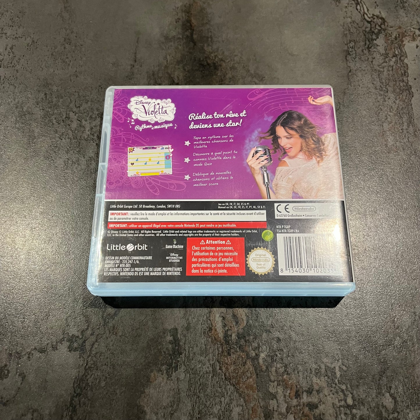Violetta Rythme Musique Nintendo DS