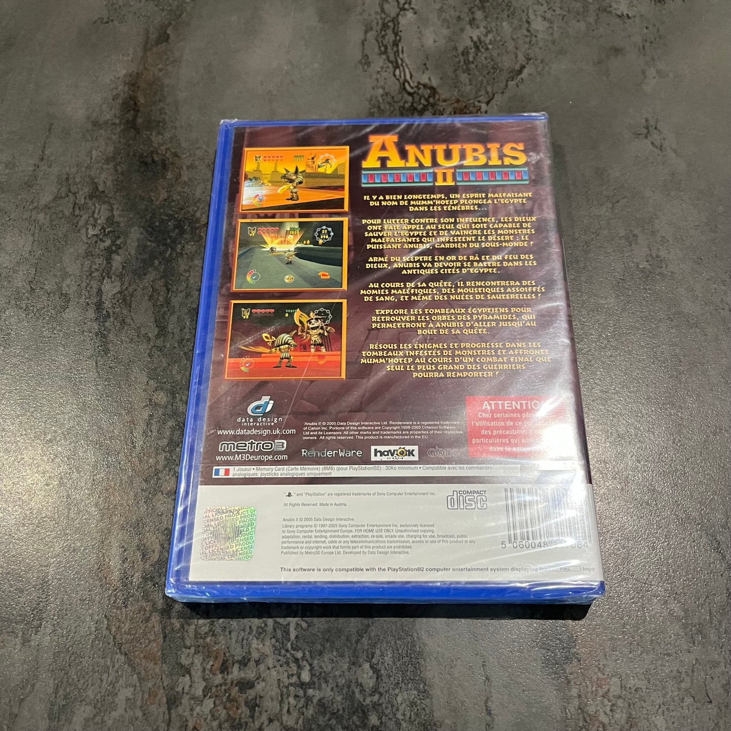 Anubis II PS2 neuf