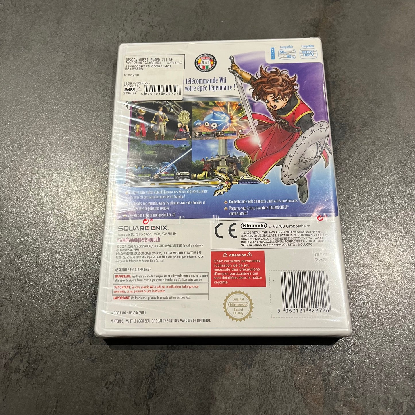 Dragon Quest Swords wii neuf