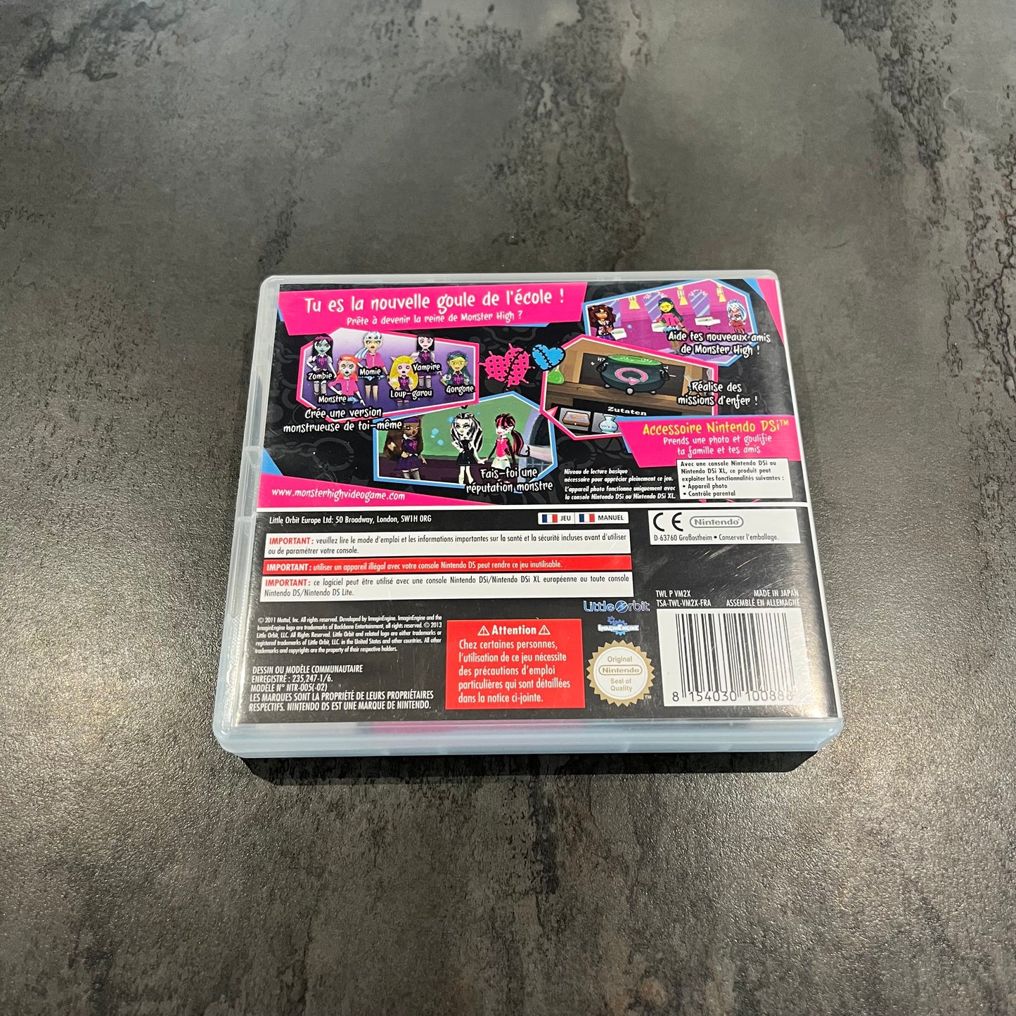 Monster High Nintendo DS