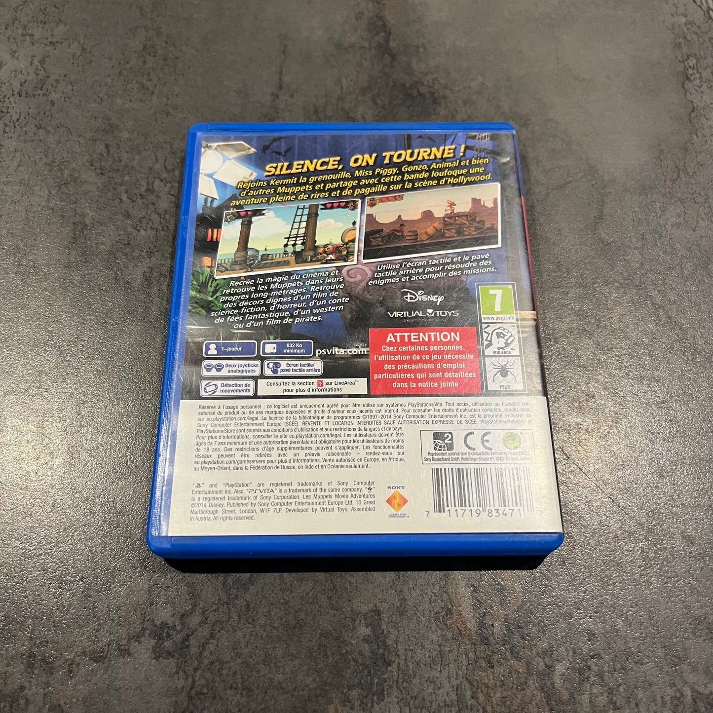 Les Muppets Movie Adventures PS vita