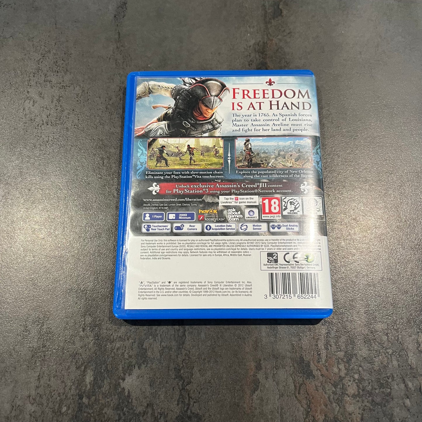 Assassin’s Creed III Liberation PS Vita