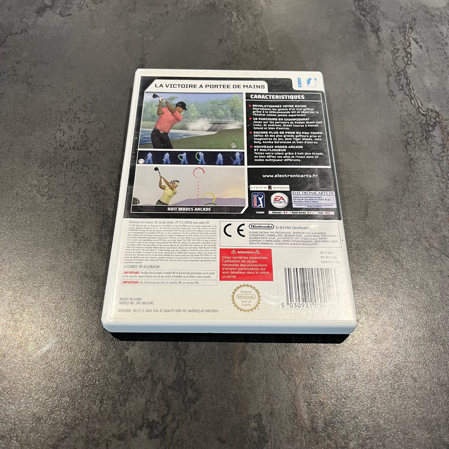 Tiger Woods PGA Tour 07 wii