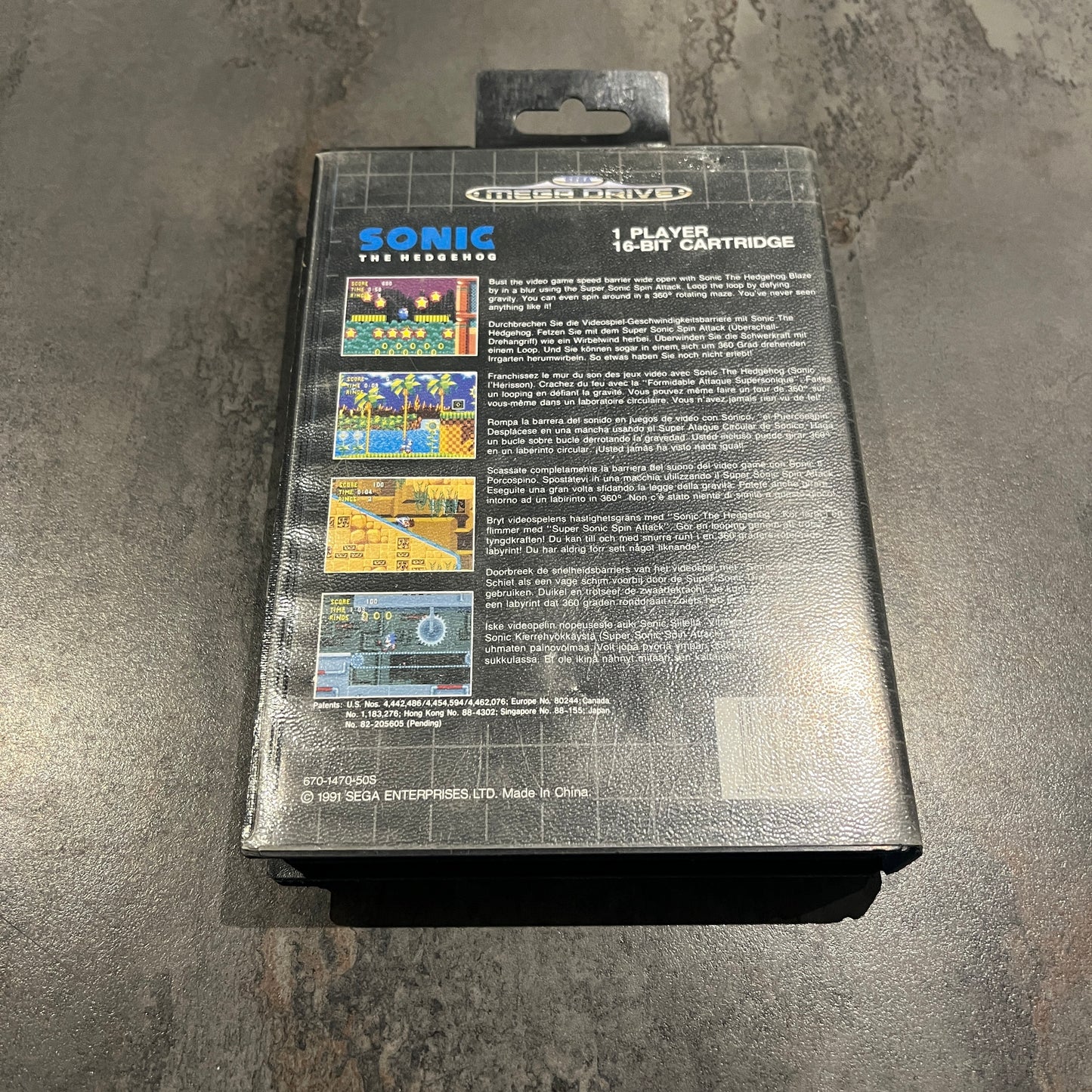 Sonic The Hedgehog Mega Drive