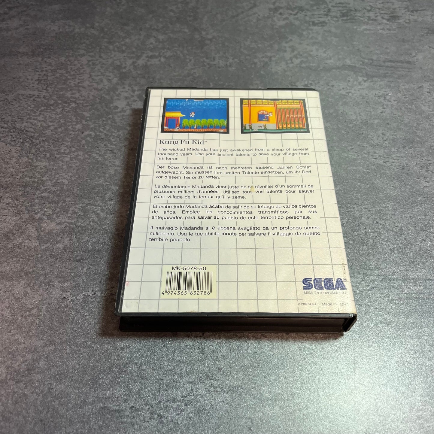 Kung Fu Kid Master System