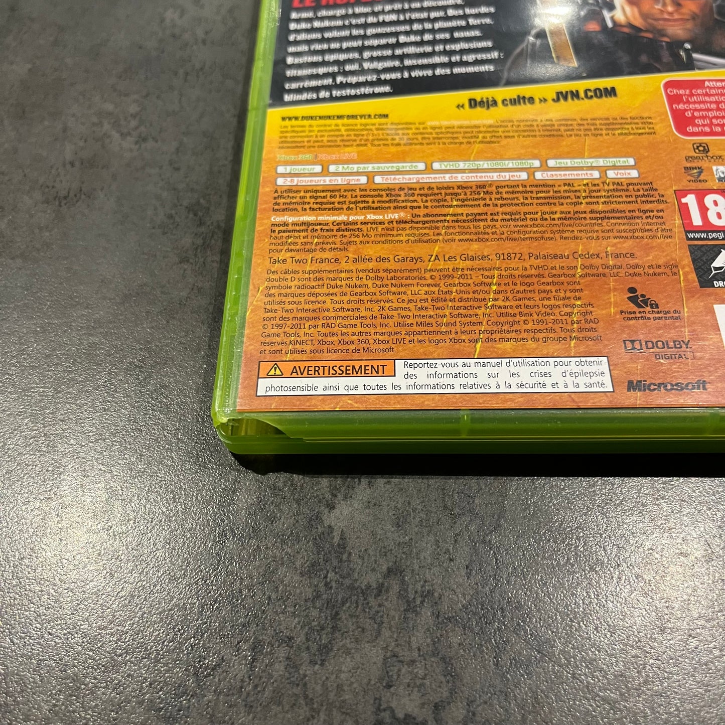 Duke Nukem Forever Xbox 360