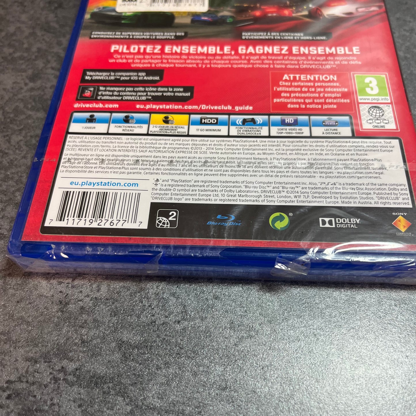 DriveClub PS4 neuf