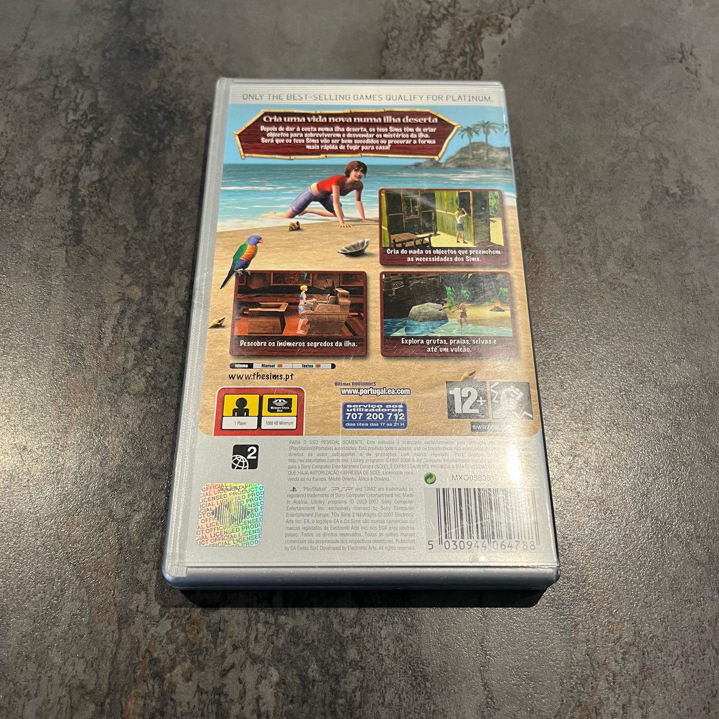 Les Sims 2 Naufrágos PSP Version Portugaise