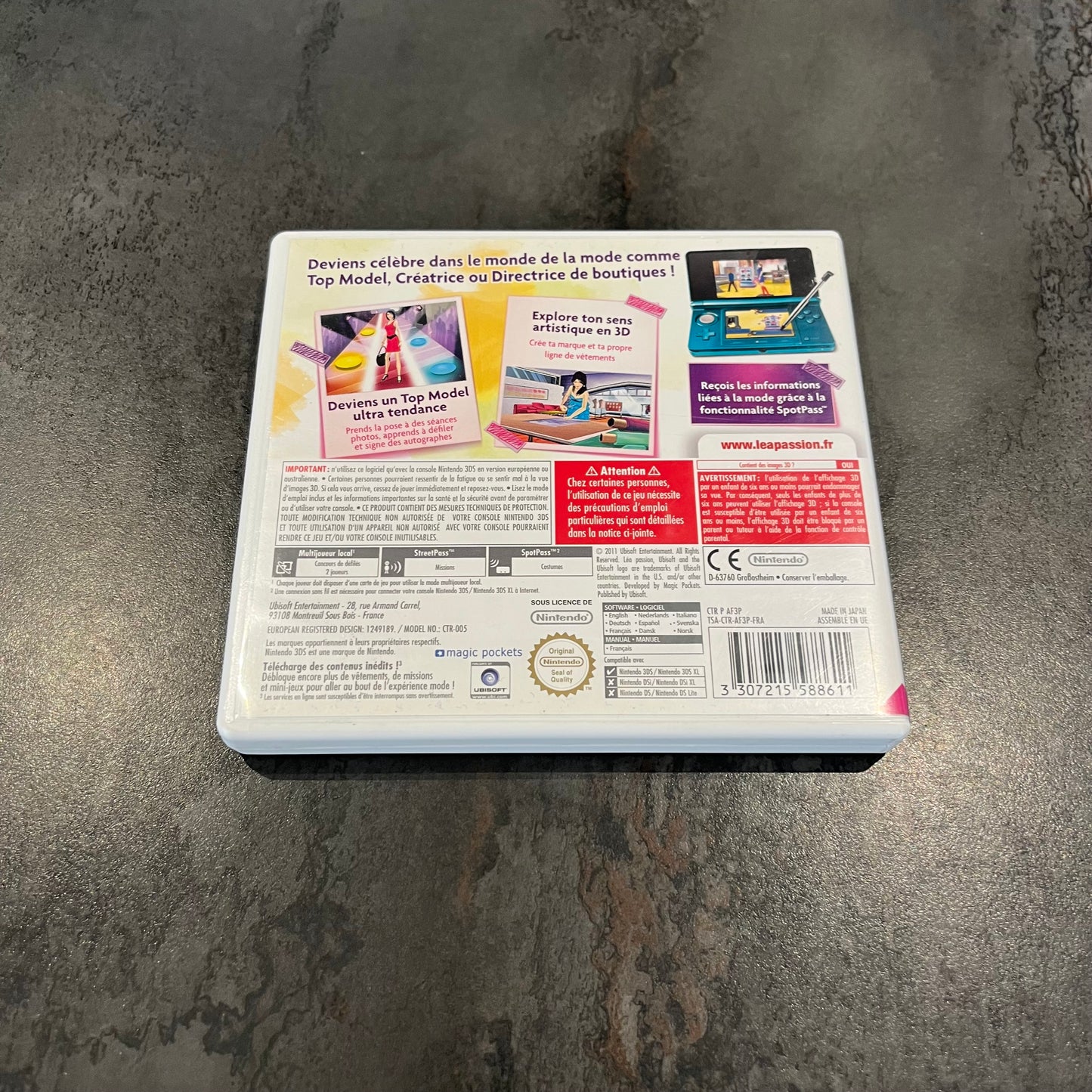 Léa Passion Vie de Fashionista 3D 3DS