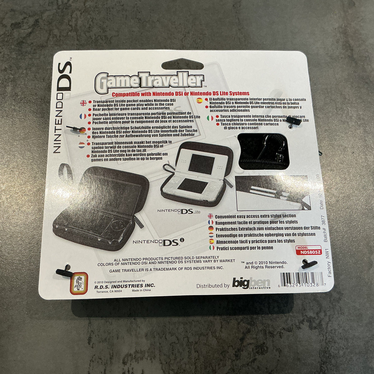 Housse officielle Zelda Spirit Tracks Nintendo DS neuf
