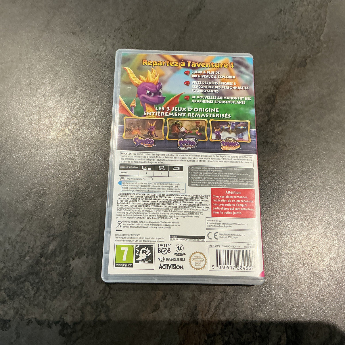 Spyro Reignited Trilogy Nintendo Switch