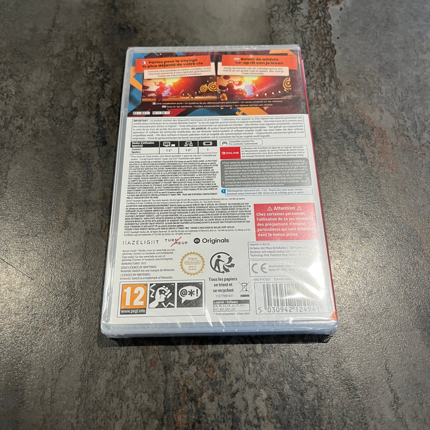 It Takes Two Nintendo Switch sous blister neuf