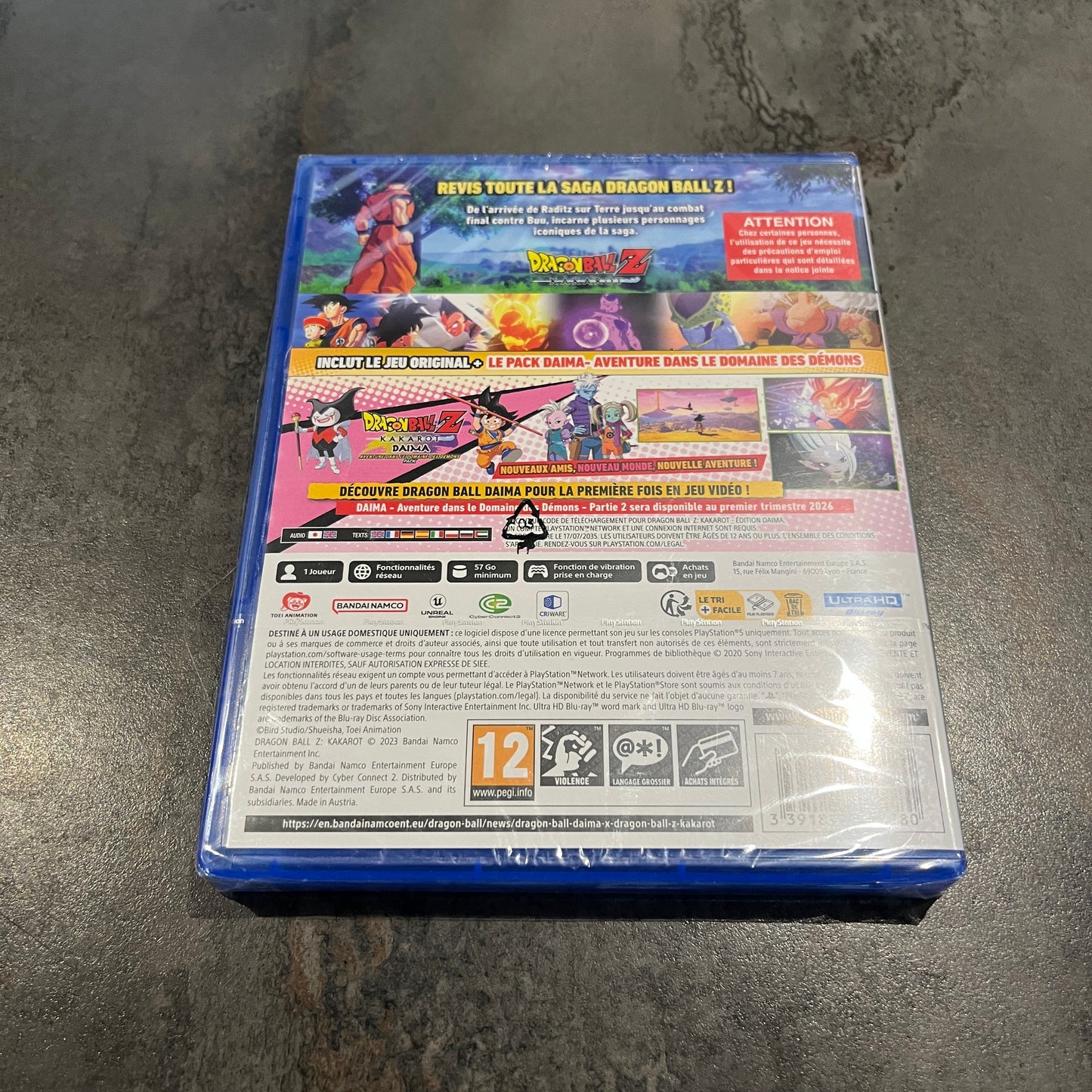 Dragon Ball Z Kakarot Daima Edition PS5 sous blister neuf