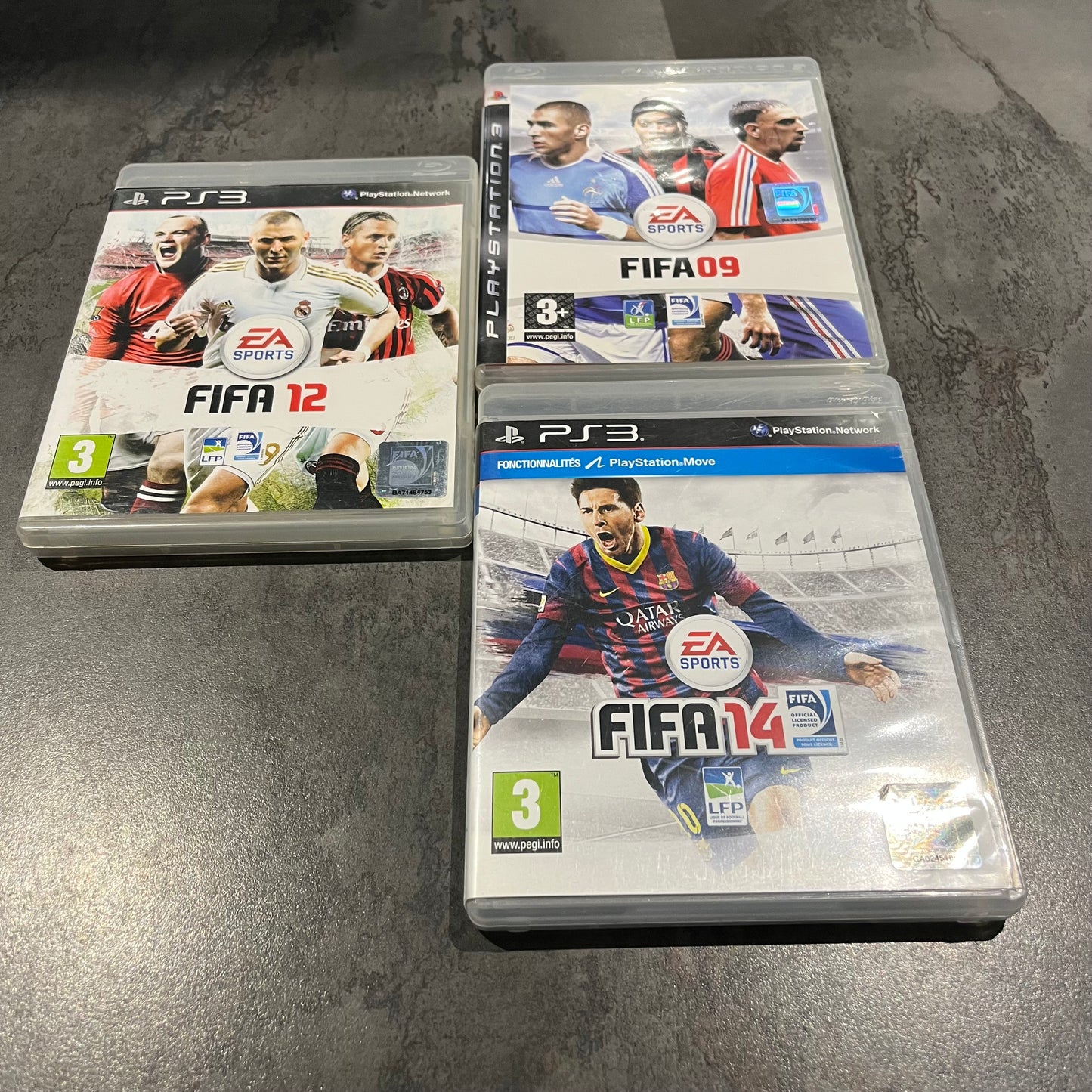 Lot 3 FIFA PS3