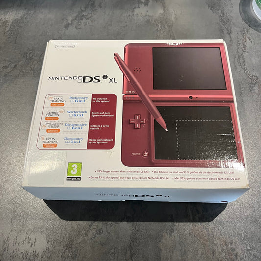 console DSi XL en boîte