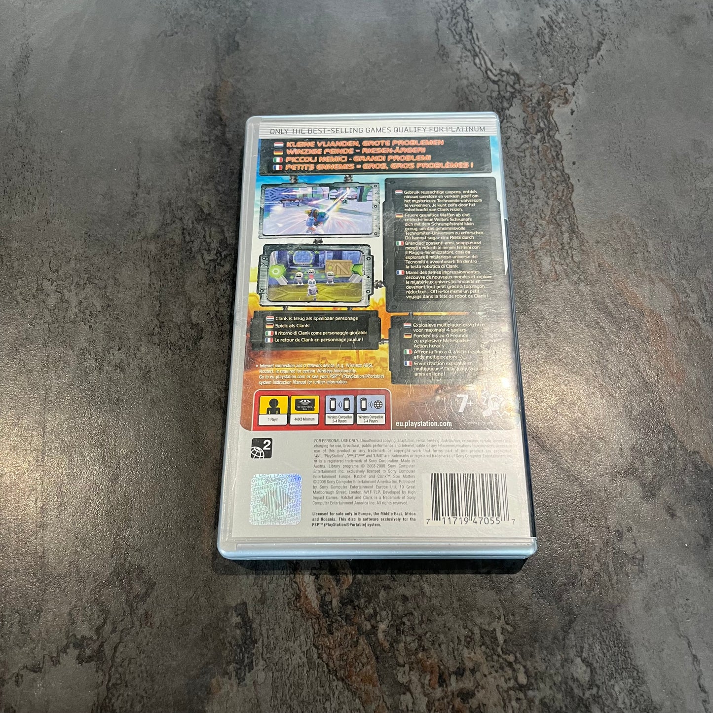 Ratchet & Clank Size Matters PSP