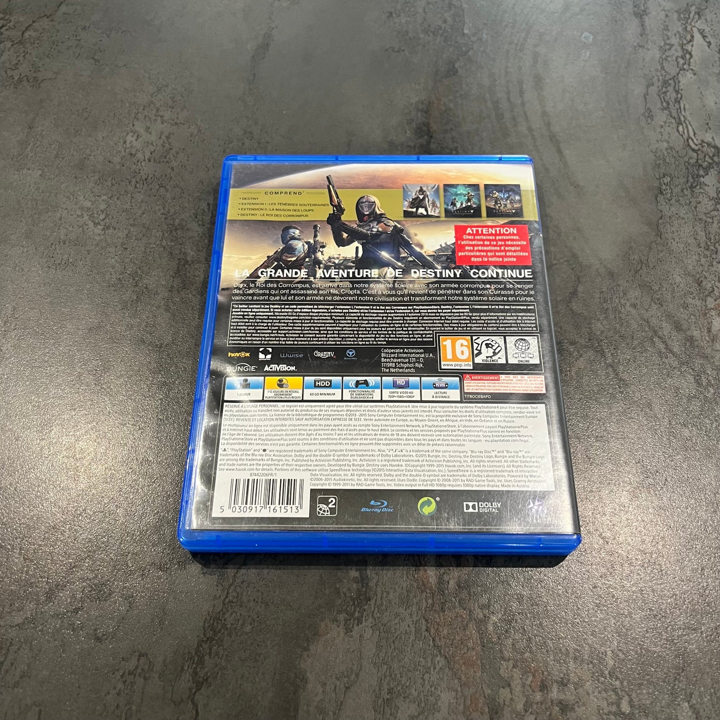 Destiny Le Roi des Corrompus PS4