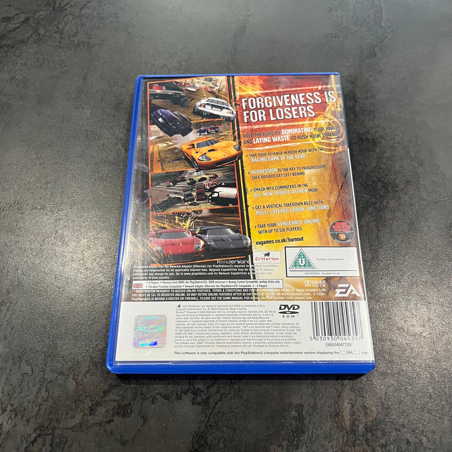 Burnout Revenge PS2 (Anglais)