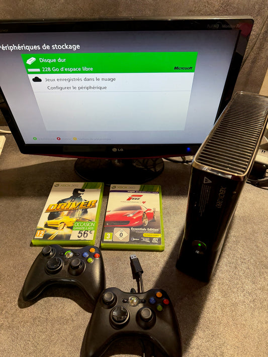 Console Xbox 360 + 2 manettes