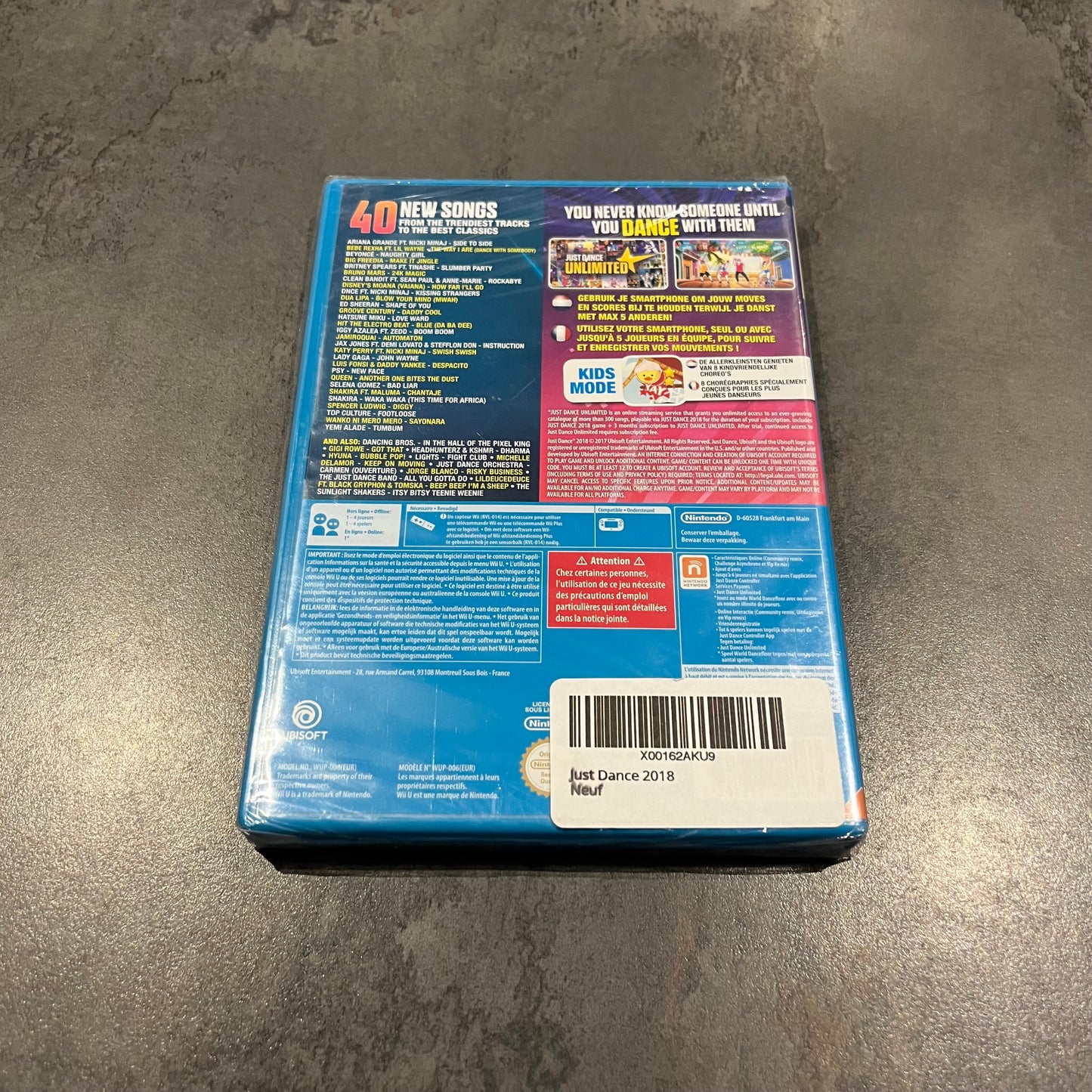 Just dance 2018 wii u neuf