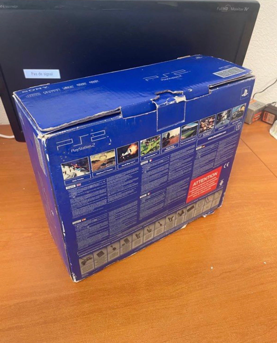 Console ps2 fat en boîte