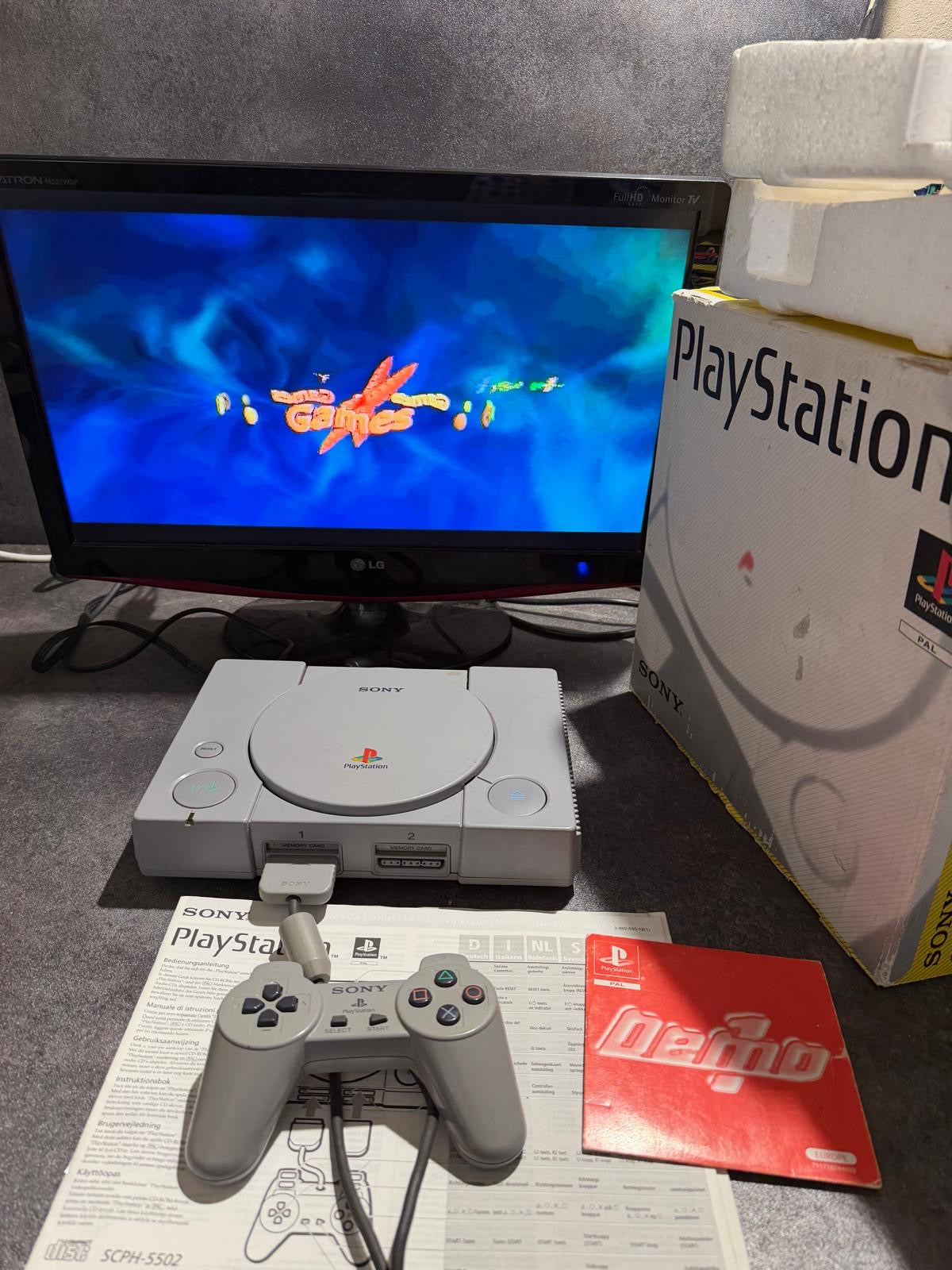 Console ps1 en boîte