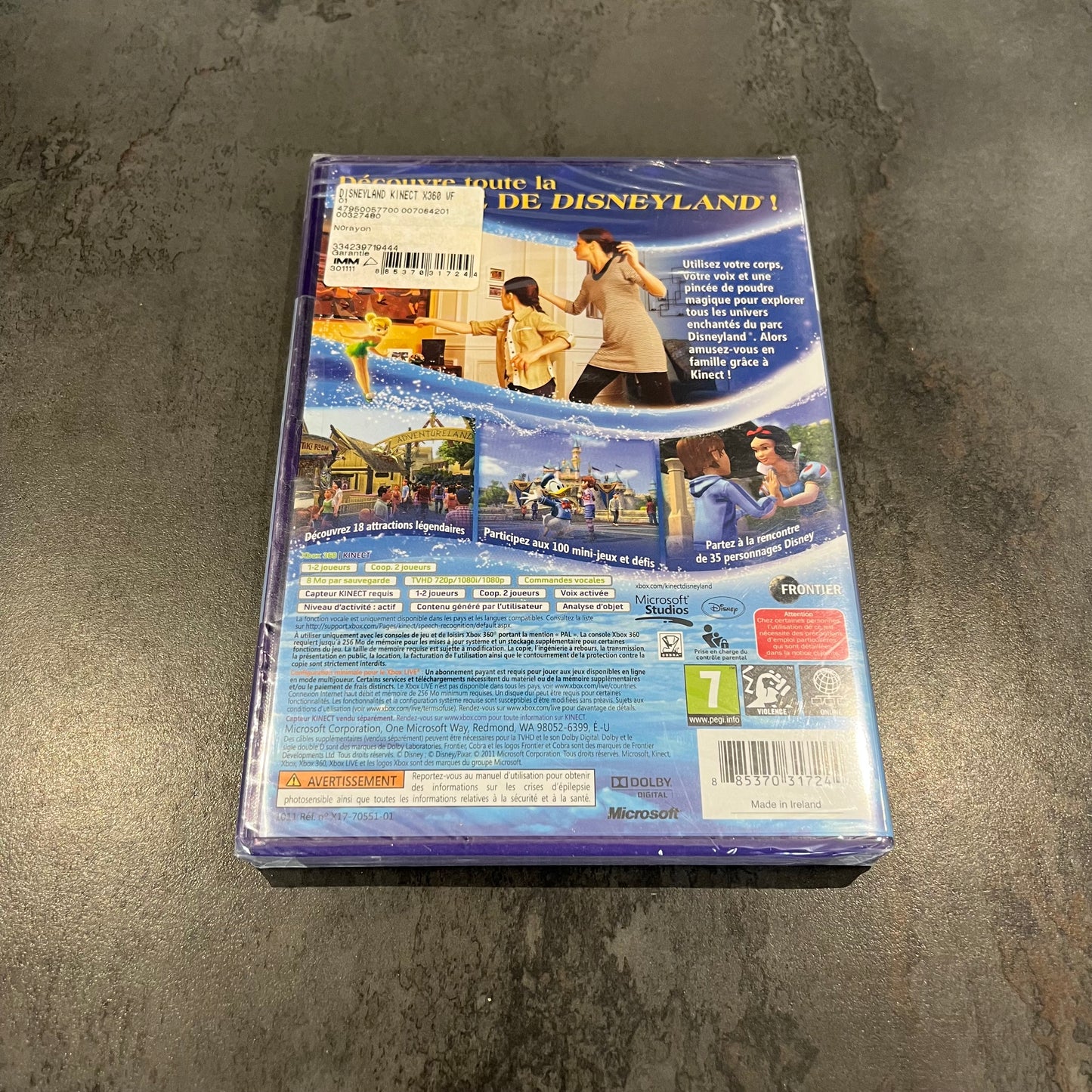 Disneyland Adventures Xbox 360 neuf