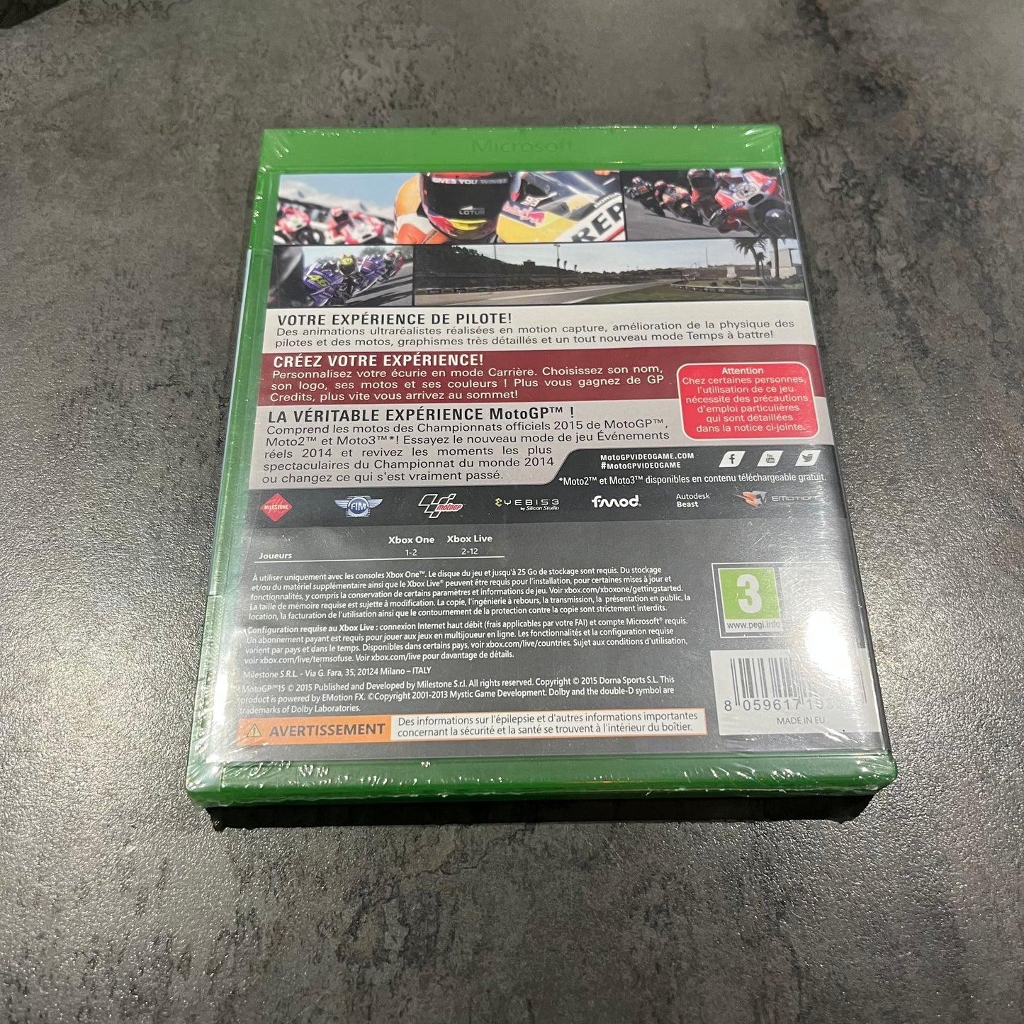MotoGP 15 Xbox One neuf
