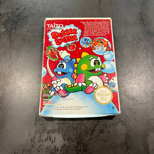 Bubble Bobble NES en boîte