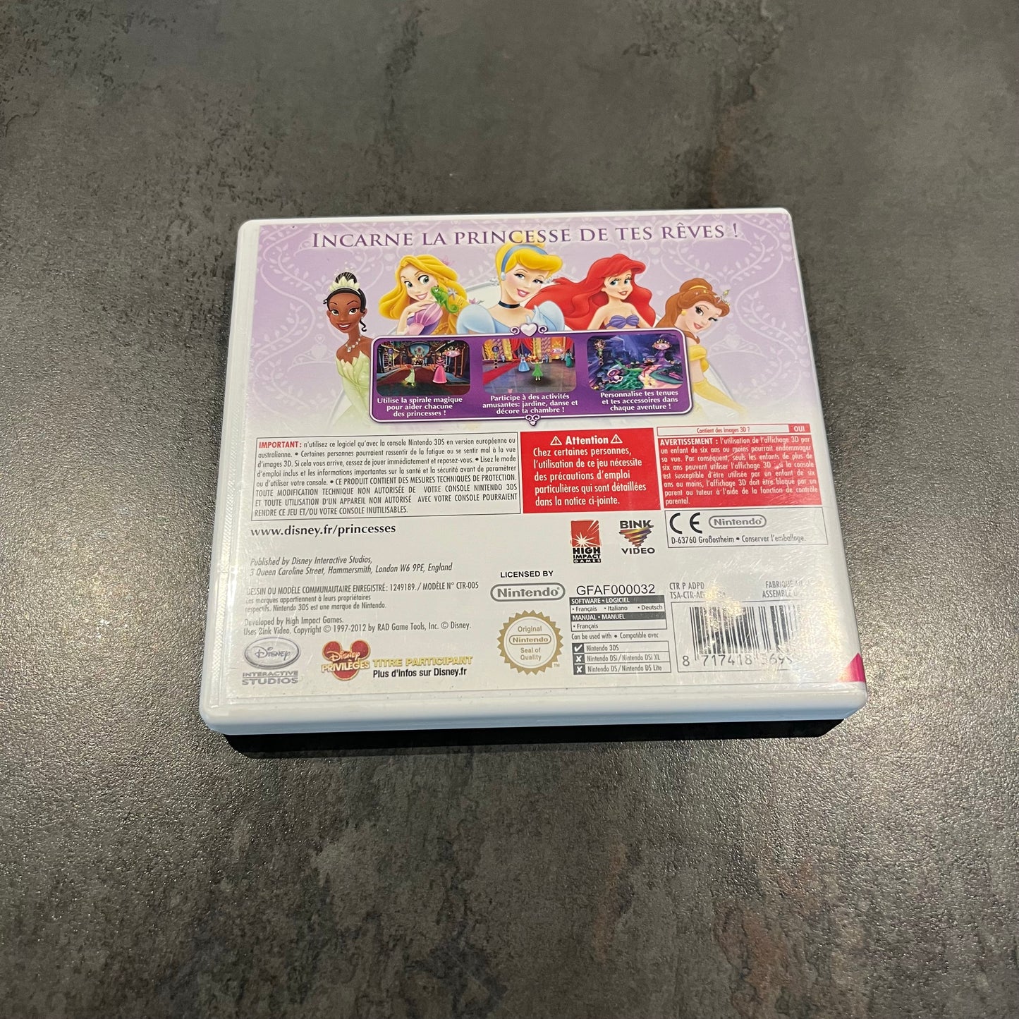 Disney Princesses Mon Royaume Enchanté 3DS