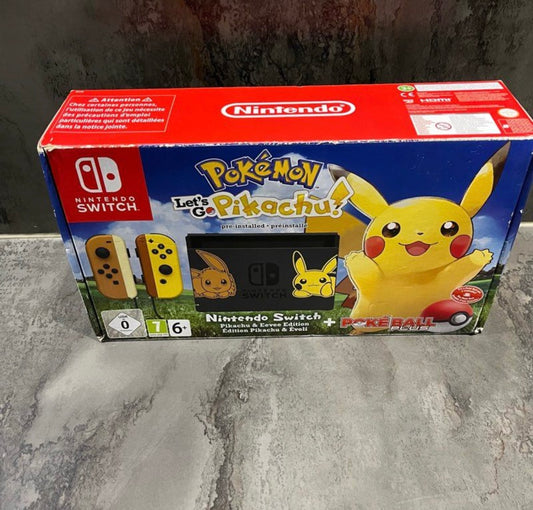 Console Nintendo Switch Pokémon Let’s Go Pikachu – Édition spéciale