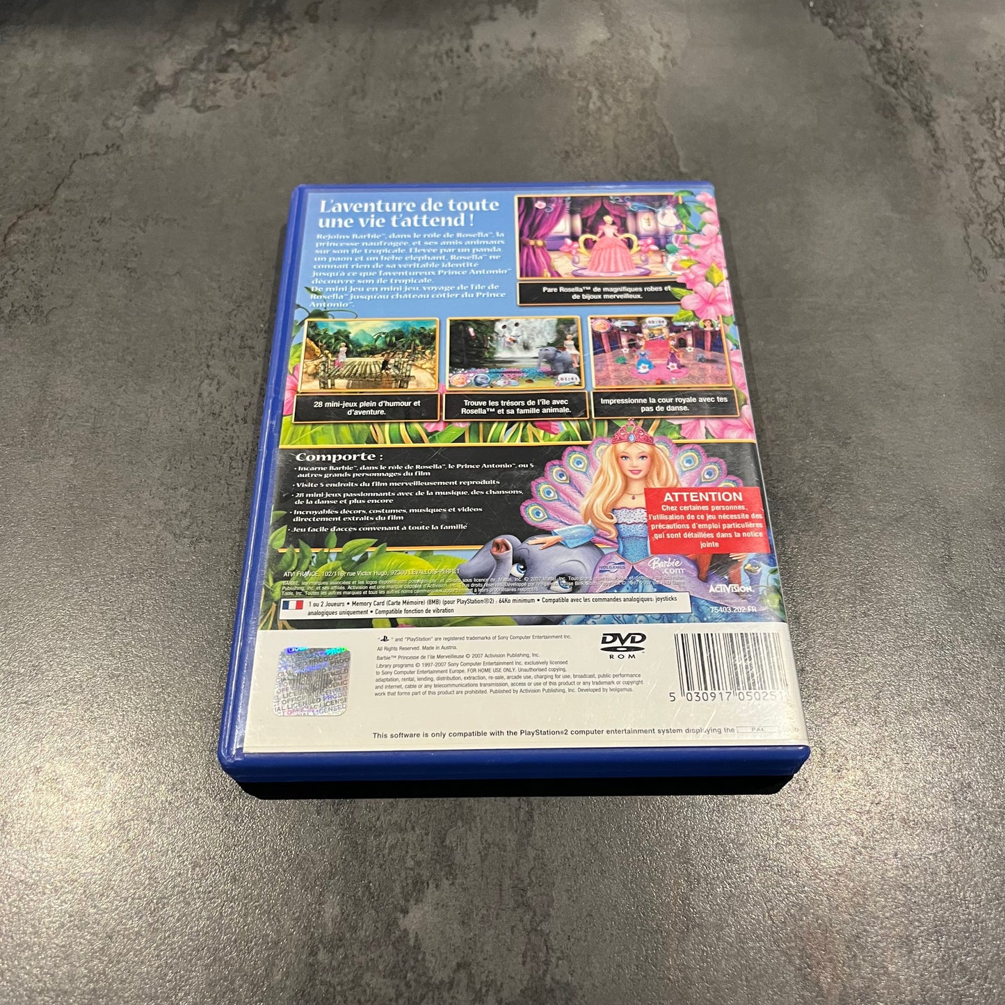 Barbie Princesse de l’Île Merveilleuse PS2